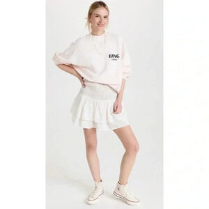 Madewell Women's Cream Skirt Size Large